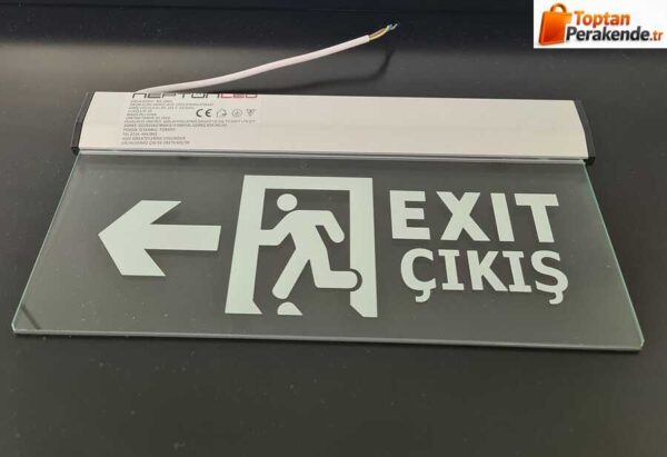 Neptün Camlı Exit Armatür Sağ Sol